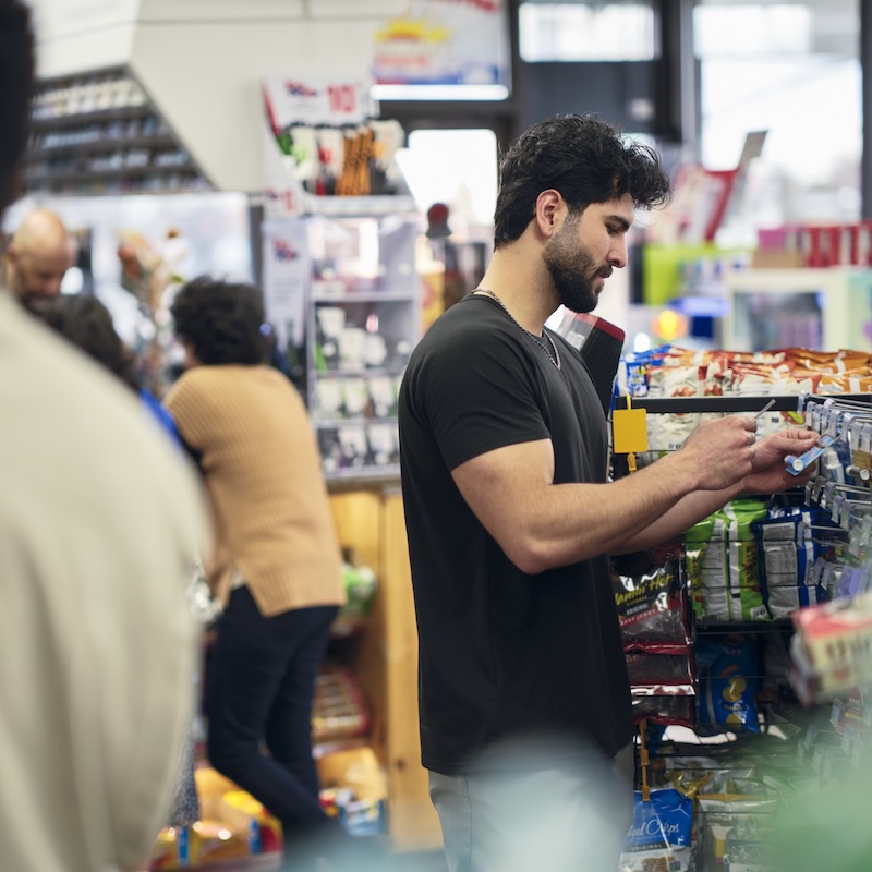 Background Music in Supermarket