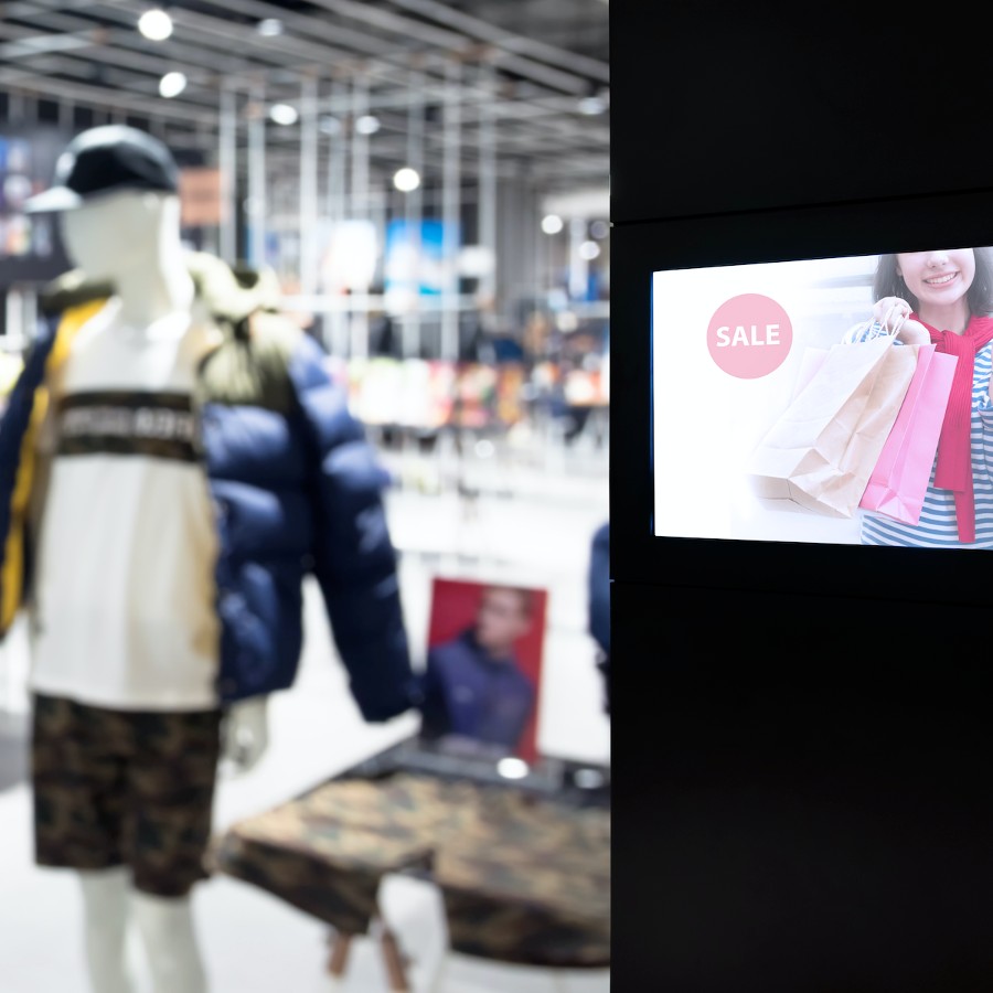 digital signage for shopping malls
